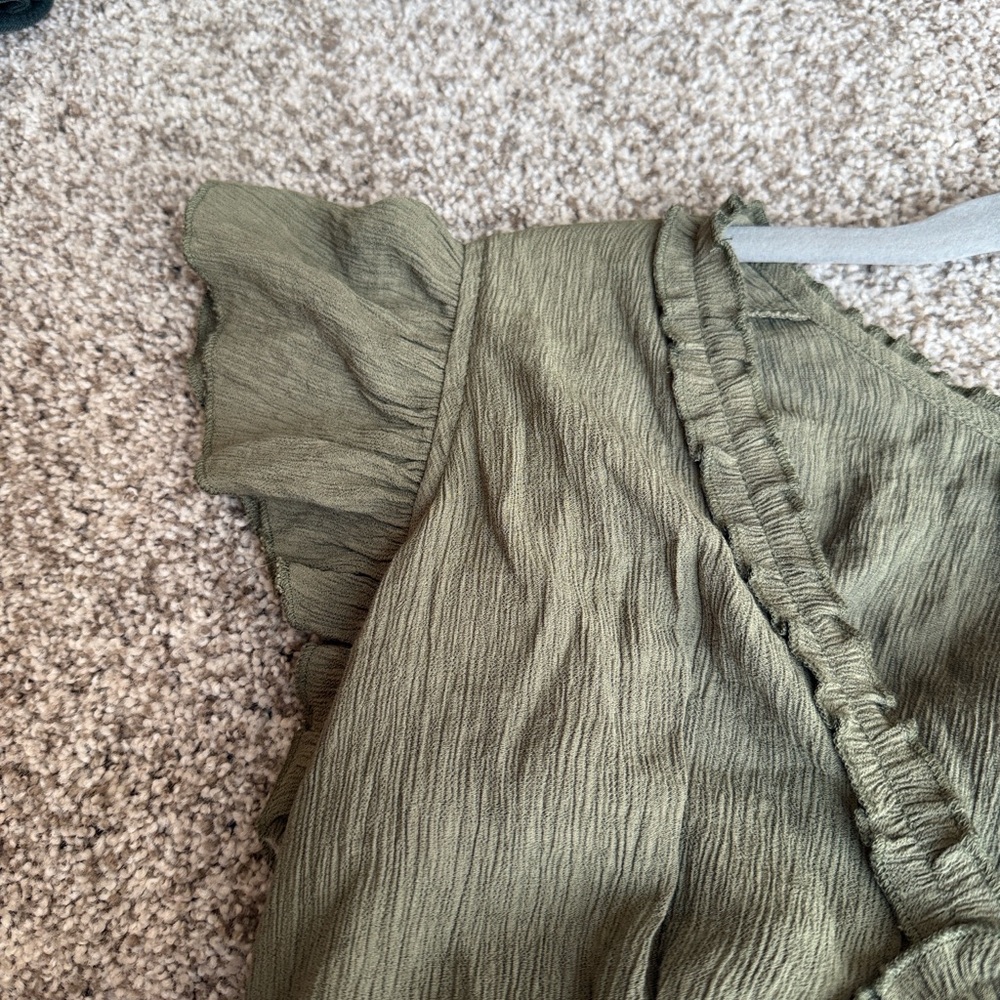 PINCH Green Ruffle Dress - Picture 7 of 7